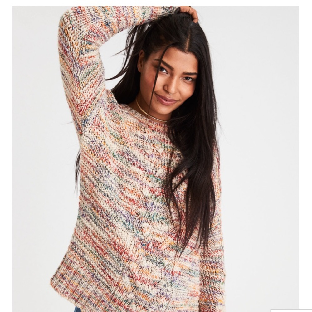 AE Chunky Cable Knit Sweater